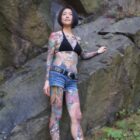 刺青入りのお姉さんがエロい姿になった画像がエロ過ぎてヤバイです[40枚]