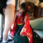 美人さんが着物・和服でエロエロになってる画像で、まったりシコシコ[32枚]